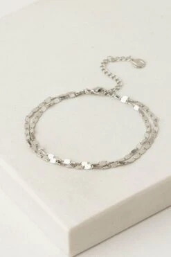 Lover’s Tempo Cleo Double Bracelet In Silver -Corkcicle Shop 1 00545.1697652457.1280.1280