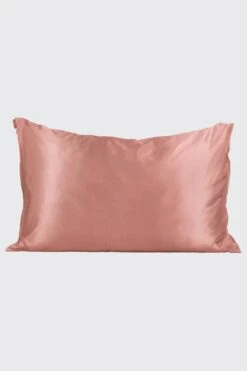 Kitsch Satin Pillow Case In Terracotta