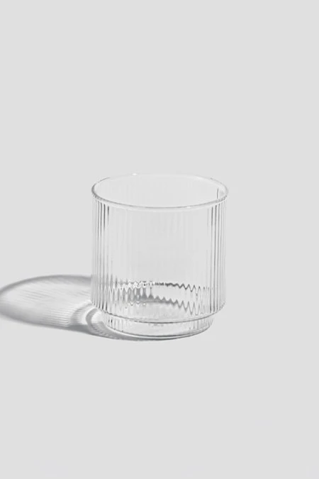 Hudson + Oak Short Ridged Glassware (set Of 4) 3 Hudson + Oak Short Ridged Glassware (set Of 4)
