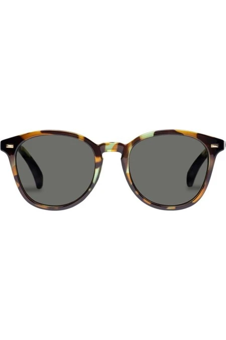 Le Specs Bandwagon Sunnies In Forest Tortoise + Green 3 Le Specs Bandwagon Sunnies In Forest Tortoise + Green