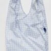 Baggu Standard Bag In Blue Pixel Gingham
