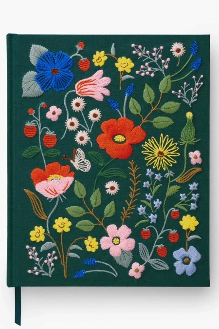 Rifle Paper Co. Strawberry Fields Embroidered Sketchbook 3 Rifle Paper Co. Strawberry Fields Embroidered Sketchbook