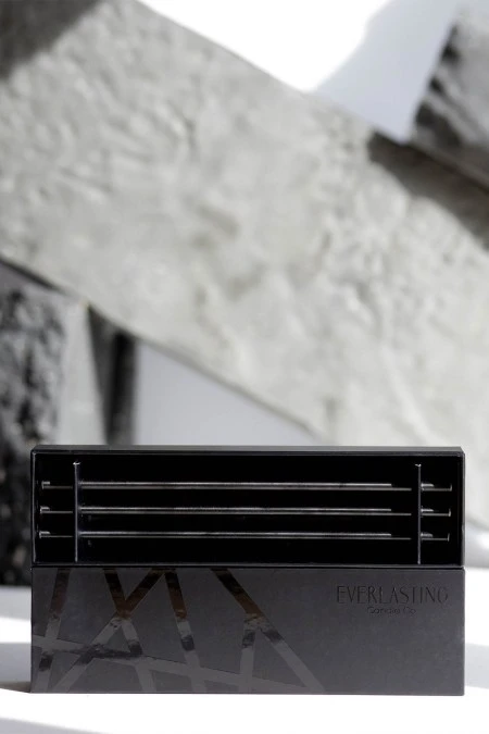 Everlasting Candle Co Candlesticks In Black 3 Everlasting Candle Co Candlesticks In Black