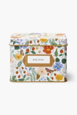 Rifle Paper Co. Strawberry Fields Recipe Box -Corkcicle Shop 1 41241.1669222179.1280.1280