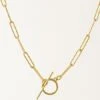 Lover’s Tempo Dainty Paperclip Toggle Necklace In Gold -Corkcicle Shop 1 44078.1697651661.1280.1280