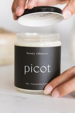 Picot Honey Tobacco Candle 7 Picot Honey Tobacco Candle -Corkcicle Shop 1 48718.1675210519.1280.1280
