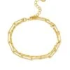 Lover’s Tempo Arlo Paperclip Layered Bracelet In Gold -Corkcicle Shop 1 57500.1703276488.1280.1280