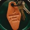 Misfit Manifest That Shit Leather Motel Keychain