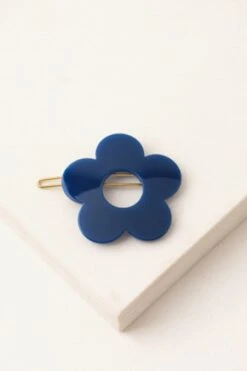 Lover’s Tempo Daisy Hair Clip In Navy