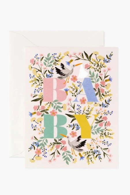 Rifle Paper Co. Mayfair Baby Card 3 Rifle Paper Co. Mayfair Baby Card
