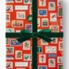 Rifle Paper Co. Holiday Stamps Continuous Roll Wrap