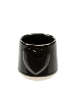 Indaba Love Pot Small In Charcoal