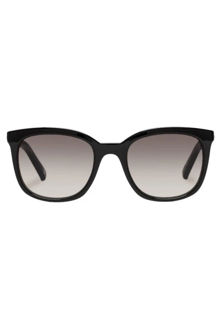 Le Specs Veracious Sunnies In Black + Smoke 3 Le Specs Veracious Sunnies In Black + Smoke