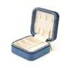 Lover’s Tempo Bon Voyage Square Jewelry Box In Midnight Blue