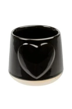 Indaba Love Pot Large In Charcoal