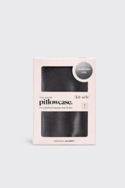 Kitsch Satin Pillow Case In Charcoal -Corkcicle Shop 2 29484.1690585708.1280.1280