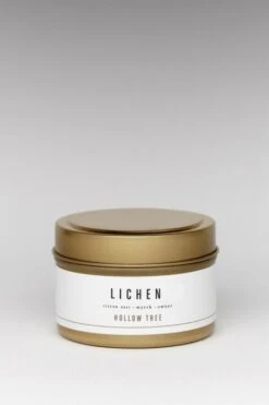 Hollow Tree Travel Candle In Lichen