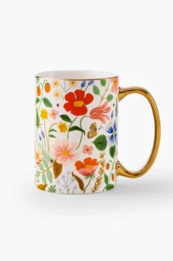 Rifle Paper Co. Strawberry Fields Porcelain Mug