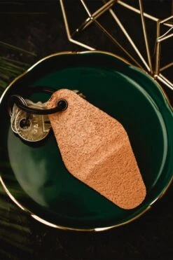 Misfit Cute But Can’t Drive Leather Motel Keychain