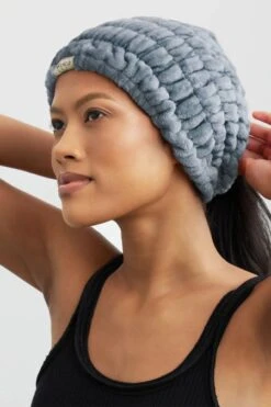 Kitsch Extra Wide Spa Headband In Misty Blue