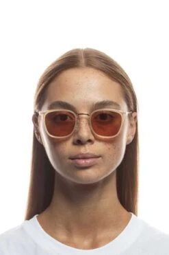 Le Specs Racketeer Sunnies In Sand + Cinnamon -Corkcicle Shop 3 53990.1664448174.1280.1280