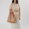 Baggu Standard Bag In Sunset Quilt Stripe