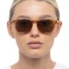 Le Specs Club Royale Sunnies In Vintage Tortoise