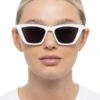 Le Specs Velodrome Sunnies In White -Corkcicle Shop 3 79805.1695249324.1280.1280
