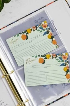 Rifle Paper Co. Pack Of 12 Citrus Grove Recipe Cards -Corkcicle Shop 3 88359.1681101435.1280.1280