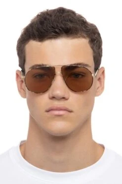 Le Specs Schmaltzy Sunnies In Gold + Tort -Corkcicle Shop 4 17388.1695248992.1280.1280