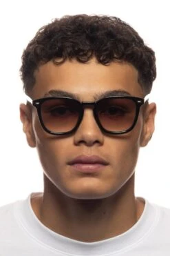 Le Specs Big Deal Sunnies In Black + Brown -Corkcicle Shop 4 94140.1682354306.1280.1280