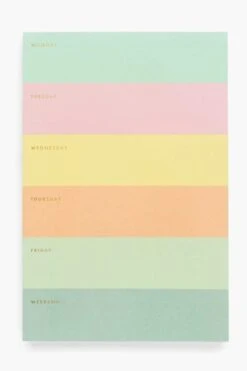 Rifle Paper Co. Color Block Weekly Memo Notepad
