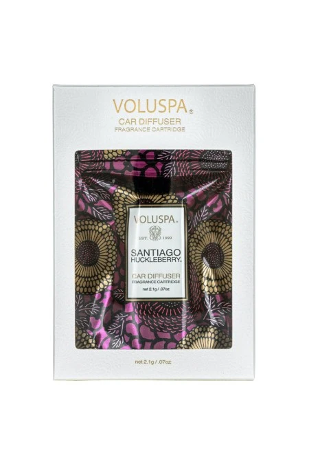 Voluspa Travel Diffuser Refill In Santiago Huckleberry 3 Voluspa Travel Diffuser Refill In Santiago Huckleberry