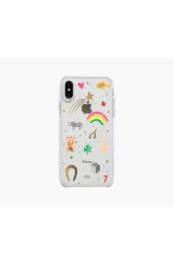 Rifle Paper Co. Clear Good Luck Charms IPhone Xs Case -Corkcicle Shop iphone x xs clear good luck charms 81122.1586212152.1280.1280 1