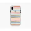 Rifle Paper Co. Clear Happy Stripe IPhone Xs Case -Corkcicle Shop iphone x xs clear happy stripes 01216.1586282211.1280.1280 1