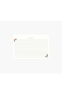 Rifle Paper Co. Pack Of 12 Kitchen Shelf Recipe Cards
